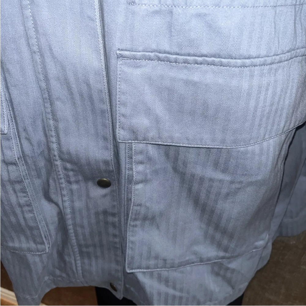 Madewell Oversized Field Jacket Blue Size XL Msrp $168 New - Picture 6 of 13